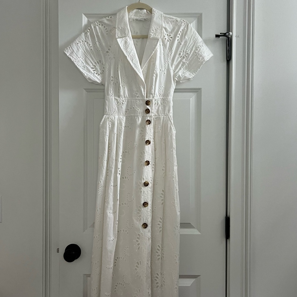 Hermoza Elena Eyelet Dress XS NWOT